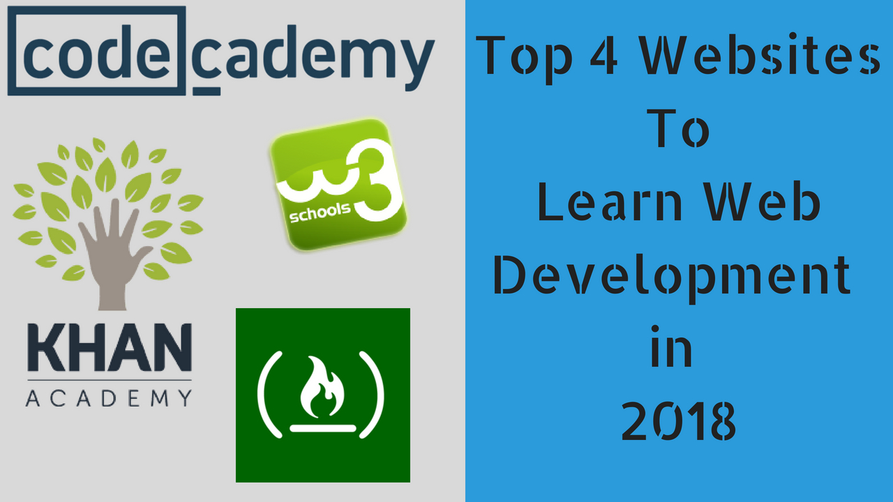 Read more about the article Top 4 Websites to Learn Web Development in 2018